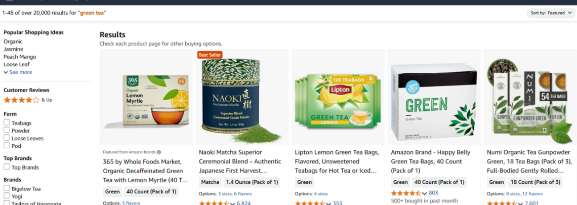 Прискорена індексація трьох інтернет-магазинів "Чай і Кава" на OpenCart з ефективністю 90%+