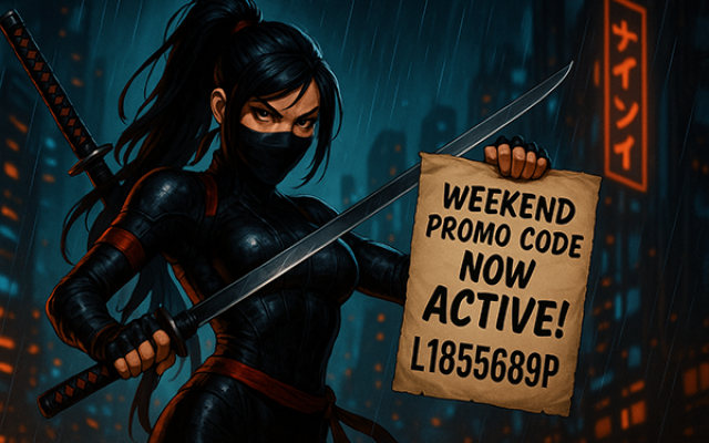 Промокод вихідного дня!