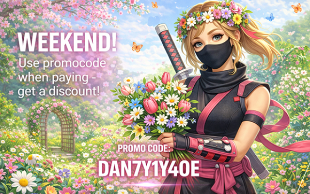 Промокод вихідного дня!