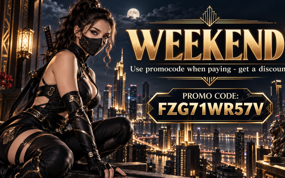 Weekend promo code!