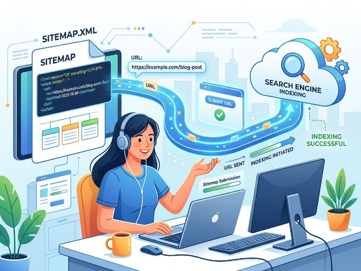 Liệu có thể gửi URL từ sơ đồ trang web không?